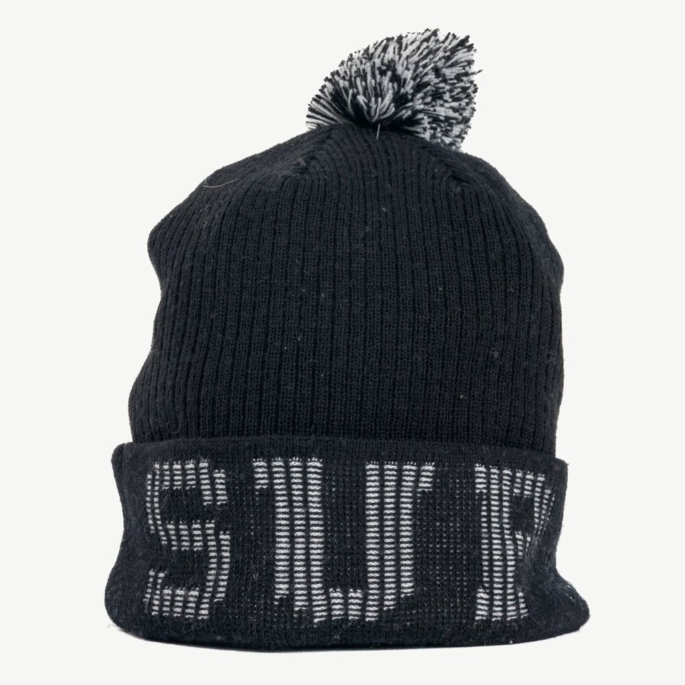 Supreme FW17 Black Grid Logo Beanie